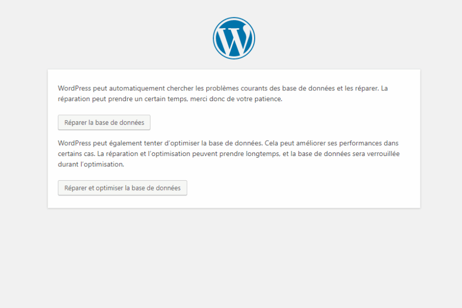 Problème de connexion à la BDD WP