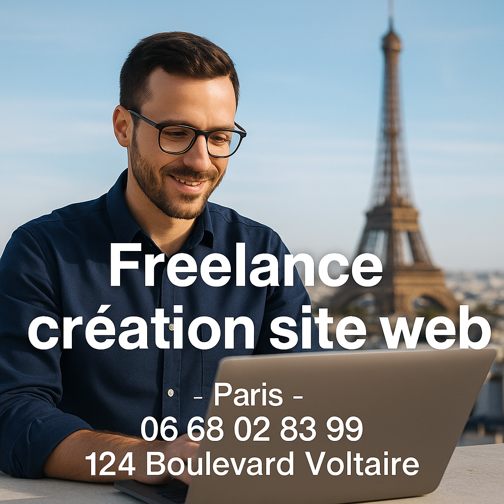 Freelance création site web Paris